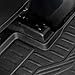 HOUCLEMIC Floor Mats for 2023-2025 Honda Pilot Cargo Mat with Backrest Mat All Weather TPE Cargo Liner Car Mats Replacement Protection for 2025 Honda Pilot Accessories Door Sill Protector