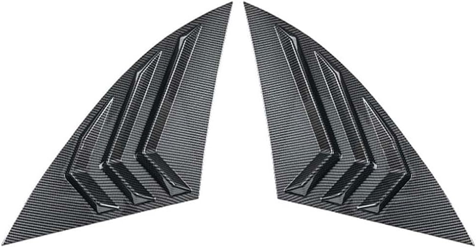 Car Rear Window Louver Shutter Cover, for Benz GLC clase X253 GLC200 GLC220 250 260 300 350 2015-2022 ABS Rear Triangular Window Louvers Shutters Side Vent Accessories