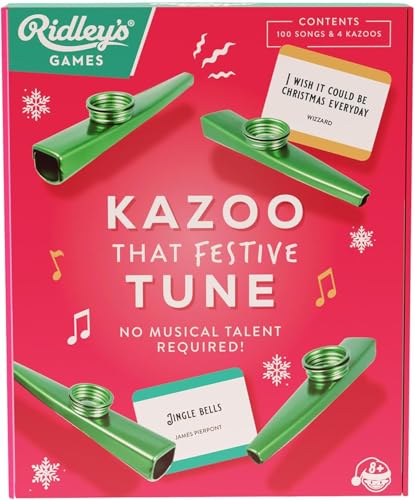 Ridleys | Kazoo That Festive Tune | Party Game | Ages 8+ | 2+ Players | 20 Minutes Playing Time