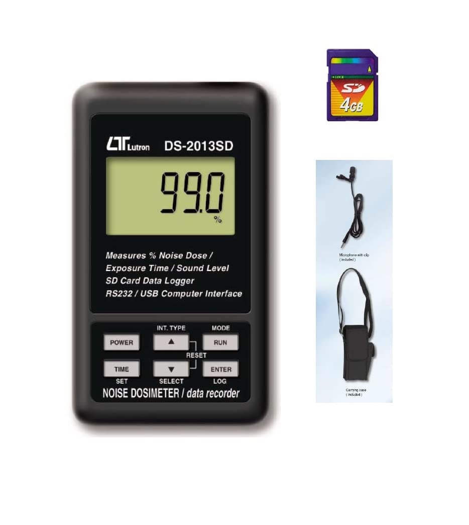 Lutron Ds-2013sd Noise Dosimeter