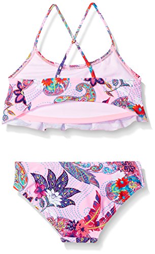Image of Kanu Surf Girls' Alania Flounce Bikini Beach Sport 2 Piece Swimsuit