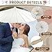 SAYAYA 6 Pieces 33 Inches Large White Paper Umbrellas Parasol Decorative Chinese Japanese Parasol Rainproof Oiled Paper DIY Painting Umbrellas for Wedding Bridal Showers Party Decor (6 PCS)