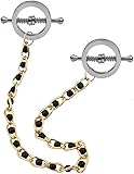 Nippelclip aus Edelstahl Bruststimulator Brustschmuck SM verstellbarer Nippelclip
