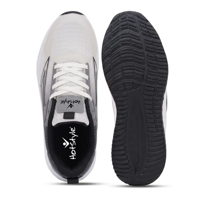Image of HotStyle Smoke Grey Running Shoes for Men