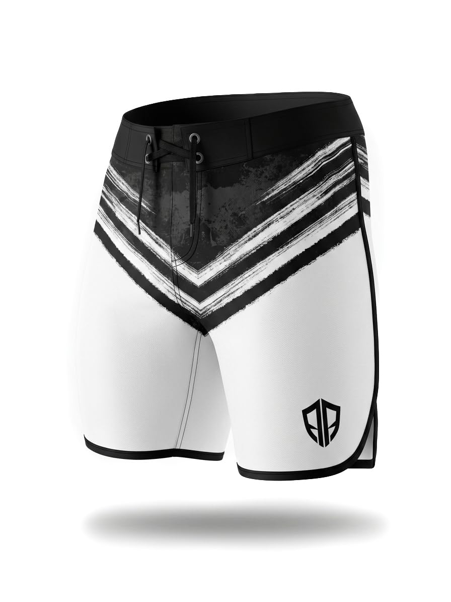 aesthetic armour Men's Physique Competition Board Shorts, Polyester Athletic Fit, Mid Rise, Knee Length, Drawstring Closure, Lightweight, for Bodybuilding-picture-25