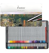 Amazon | MARCO油性色鉛筆 72色 スケッチ 木製 ソフト芯色鉛筆セット