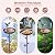 Bird Bath for Outside 38.5 Inch Bronze Freestanding Garden Birdbath