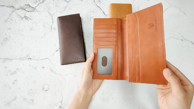 Amazon.com: VISOUL Leather Checkbook Cover Wallet for Men with