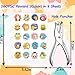 160 PCS Punch Cards for Classroom with Hole Puncher, Reward Cards for Kids Behavior with 160 Cute Punny Reward Stickers, Incentive Awards Loyalty Punch Cards for Students School Teachers Supplies