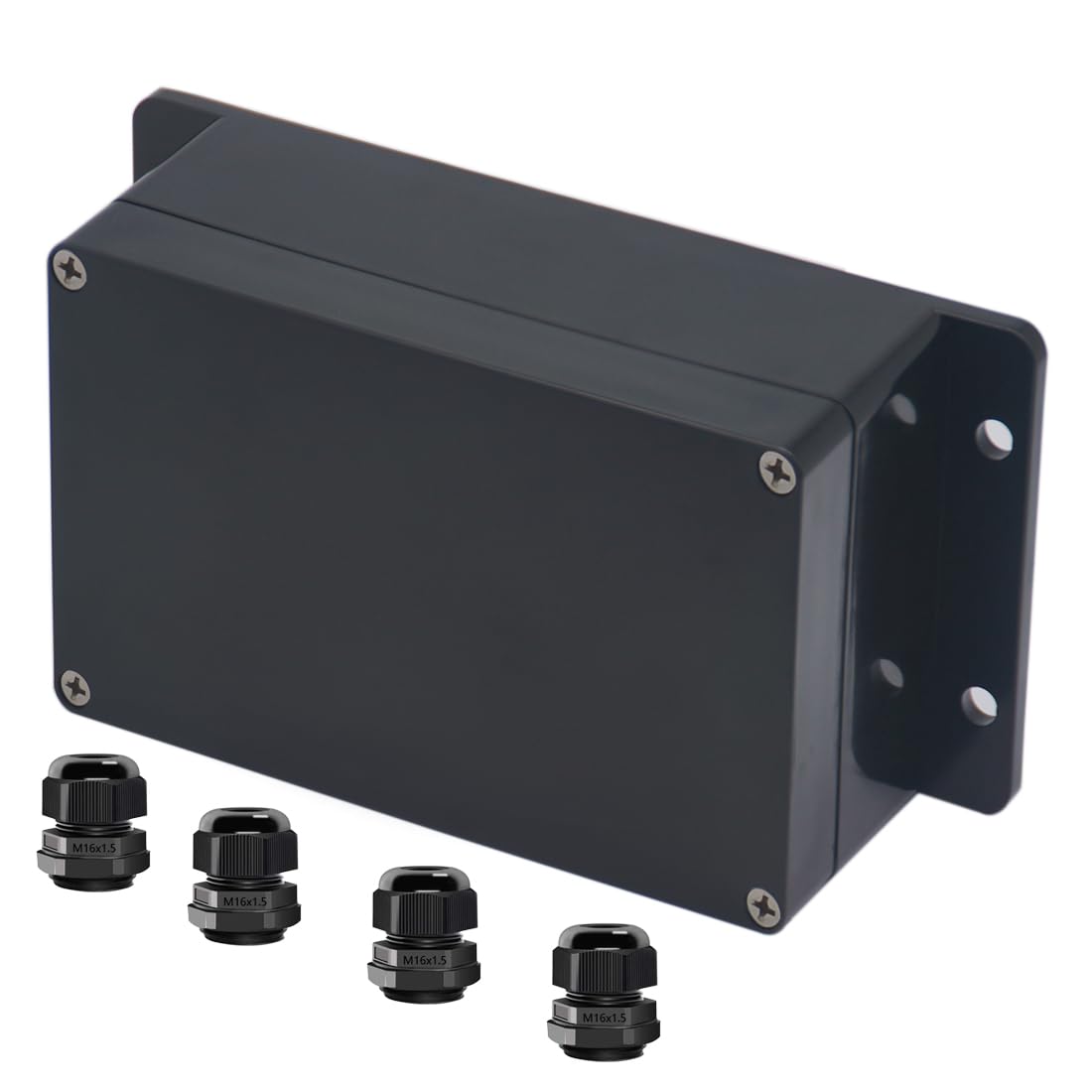 Waterproof Project Box - 2 Pack ABS Electrical Enclosure -17 Waterproof Project Box - 2 Pack ABS Electrical Enclosure -17