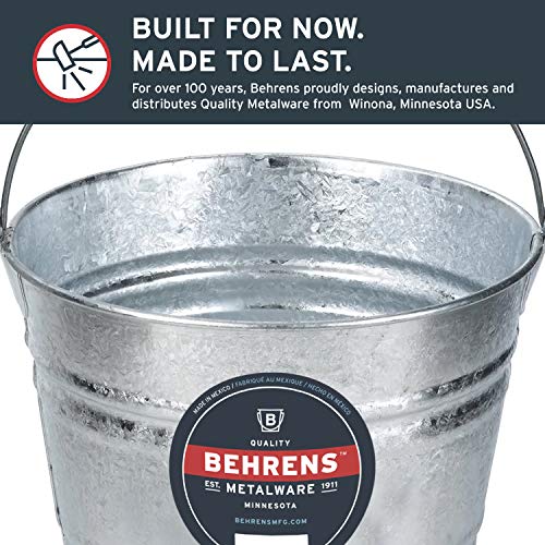 Behrens 1212 Hot-Dipped Galvanized Steel Utility Pail, 12-Quart #TOP2