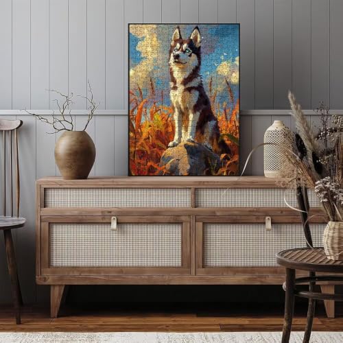 Puzzles de decoración perro arrozal 3000 piezas alta calidad 4