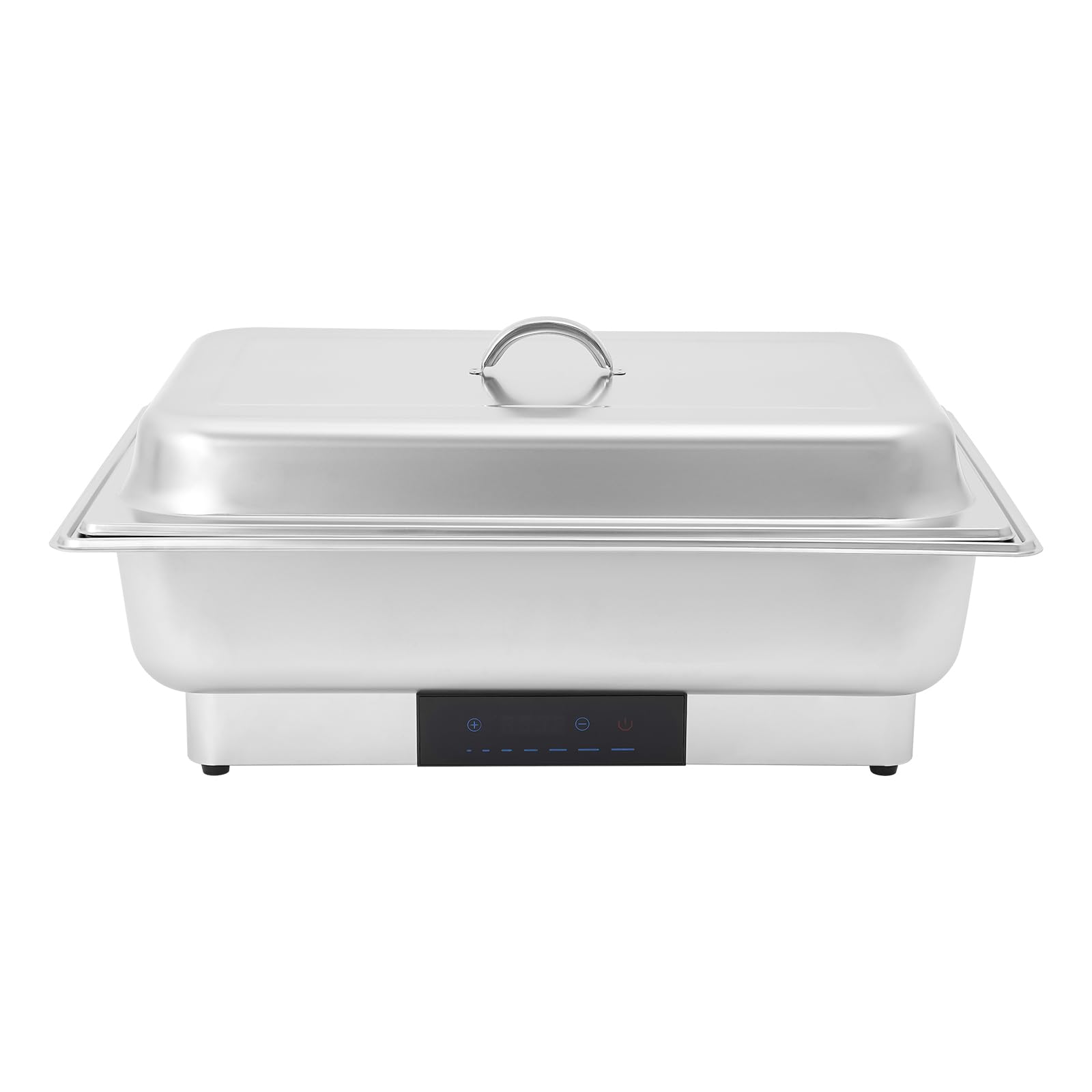 Chafing Dish Buffet Set elettrico da 600 W in acciaio inox, scaldavivande con controllo della temperatura per buffet da 95 a 194 ℉, per riscaldare e mantenere al caldo vari cibi