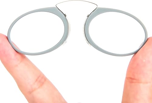 Miniatura 5 de DXYXYO Mini Gafas de Lectura Sin Brazos con Clip para la Nariz para Hombre y Mujer, 2 Pack, Lectores delgados y Compactos con Estuche Portátil