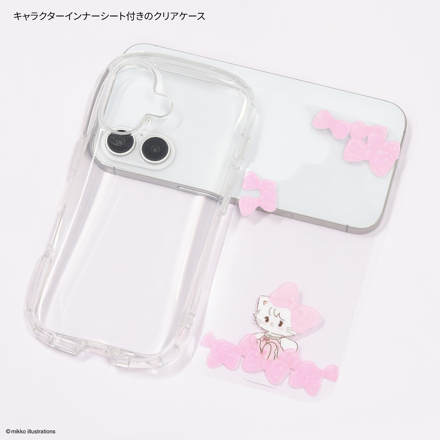 Amazon.co.jp: グルマンディーズ mikko illustrations iPhone16 対応