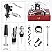 9 PCS Corkscrew Wine Opener Set, Stainless Steel Cork Screw Rabbit Wine Bottle Opener Kit Including Foil Cutter, Pourer, Vacuum Wine Stopper Corkscrews etc, Luxury Wine Sets Gifts for Women & Men