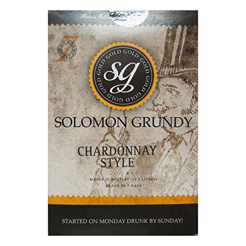 Solomon GrundyGold Homebrew Wine kit Chardonnay