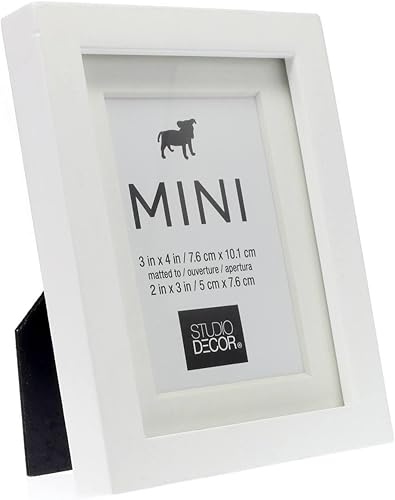 Miniatura 2 de Paquete de 24: 2"; x 3"; Mini marco con alfombrilla de Studio Décor®
