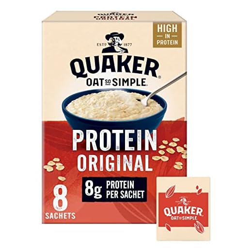 Sobres Quaker Oats So Simple Protein, 38 g, Original, Paquete de 8