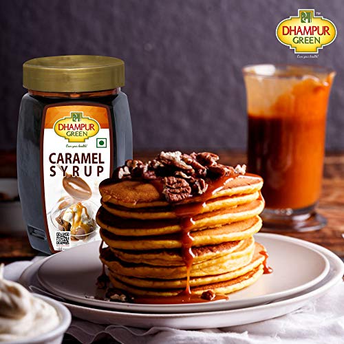 Image of Dhampure Speciality Caramel Syrup, 500G | For Bake Cake Coffee Popcorn Milkshake Frappe | Making & Baking (Pack of 3)