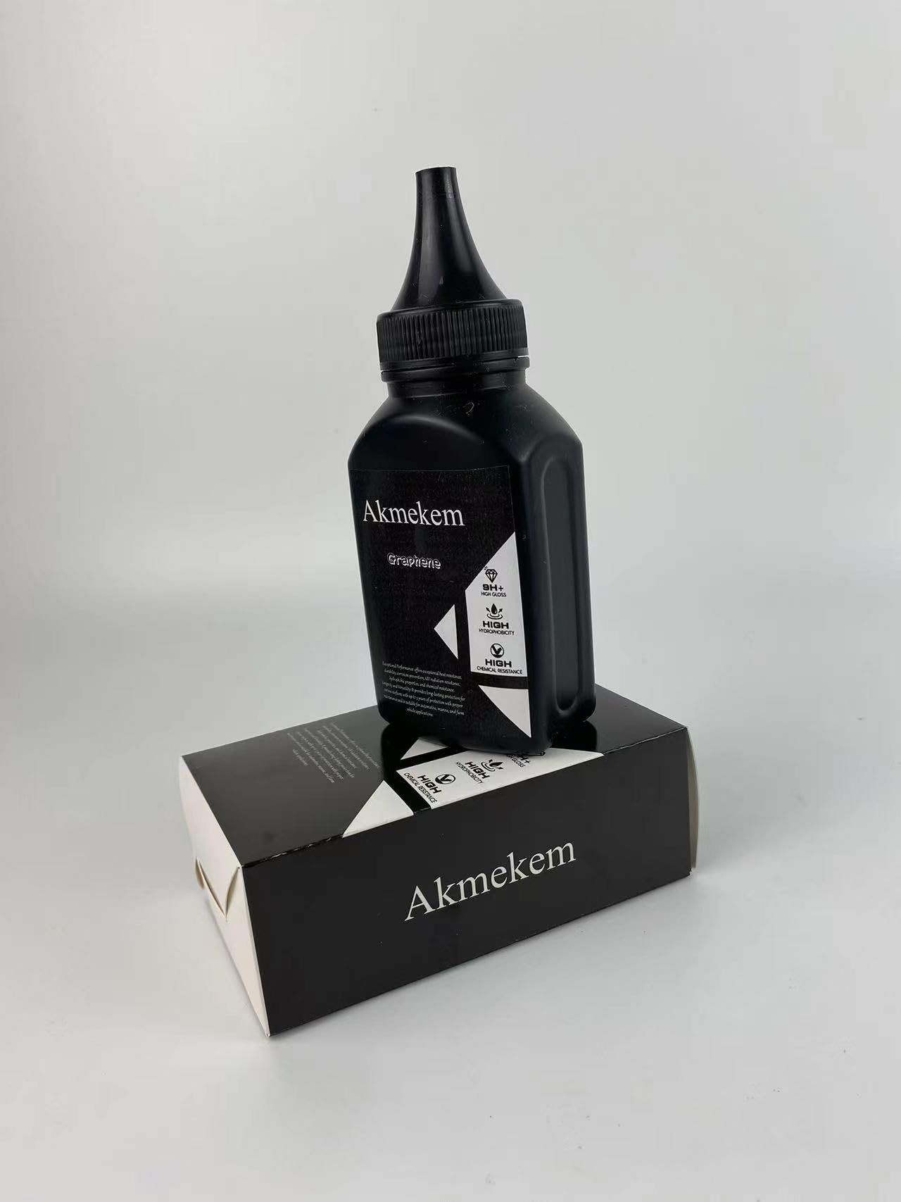 Generic Akmekem Physical Method for Anti-Corrosion Enhancement, Thermal Conductivity, Scientific Research, Graphene Powder 10 Grams, black