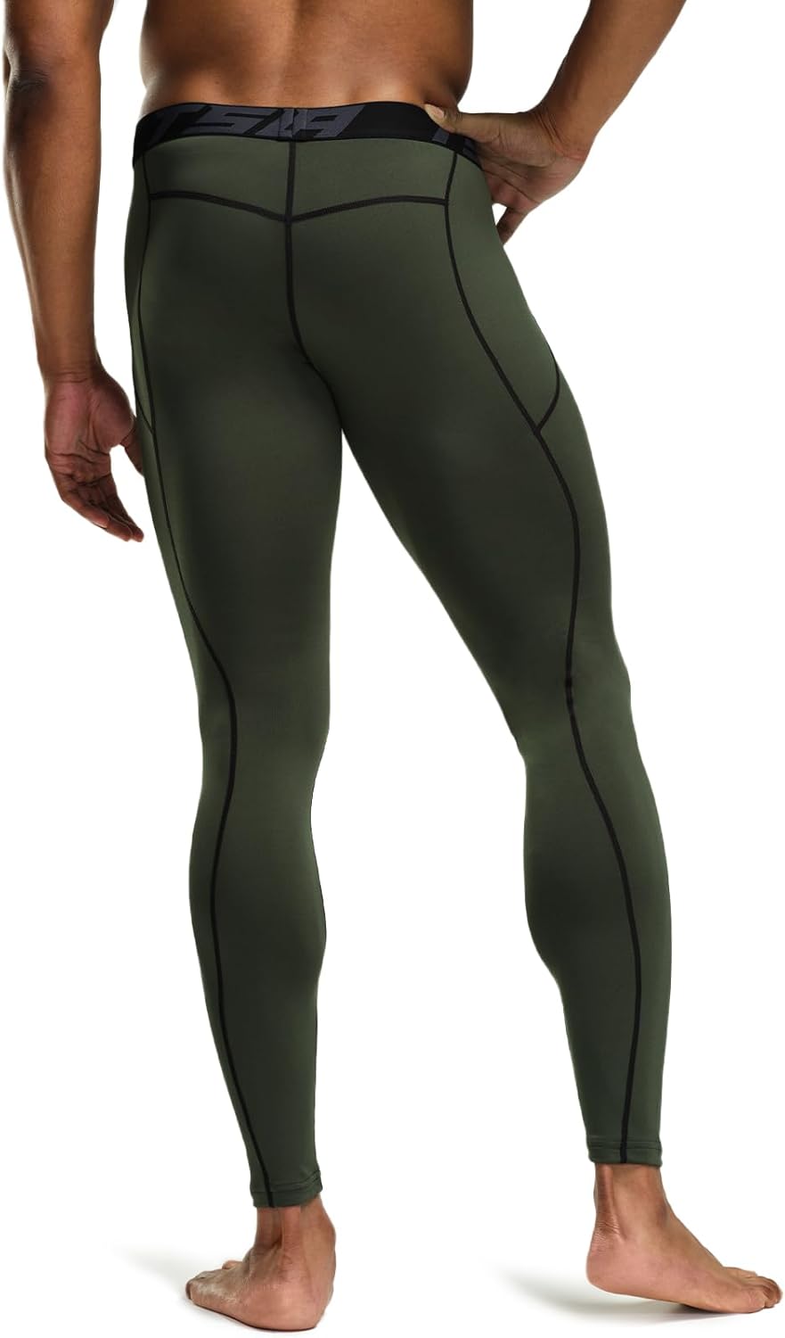 TSLA Men's Thermal Compression Pants, Athletic Sports Leggings & Running Tights, Wintergear Base Layer Bottoms - Image 3
