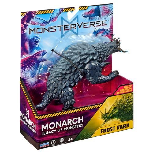 MonsterVerse Monarch Official Frost Vark 5-Inch Action Figure, Series-Inspired Kaiju Titan from Godzilla x Kong Universe - Image 2