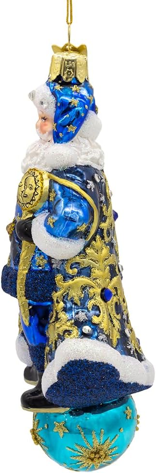 Kurt Adler 6" Bellissimo Celestial Santa Ornament. - Image 4