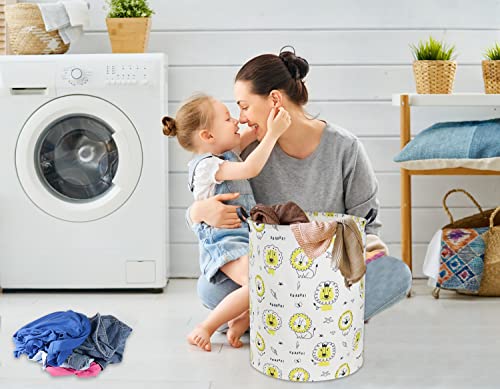 Ddbasket Baby Hamper For Nursery Boy And Girl Baby Laundry Basket Safari Theme Baby Nursery Decor Kids Toy Storage Bin Cute Lion Room Decor(Lions) #TOP1