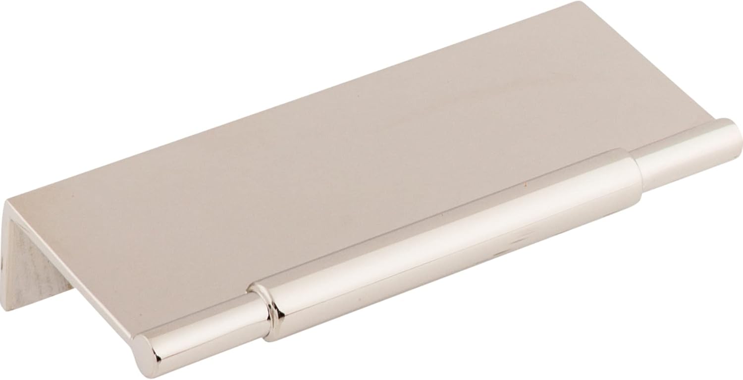Top Knobs TK971BLK TK971 Crestview 3 Inch Center to Center Finger Cabinet Pull from The Lynwood Series