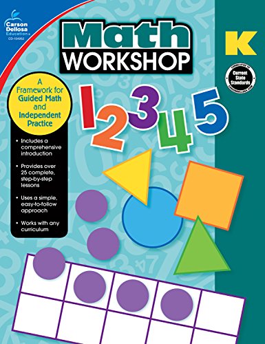 Carson-Dellosa Math Workshop Resource Book Grade, K