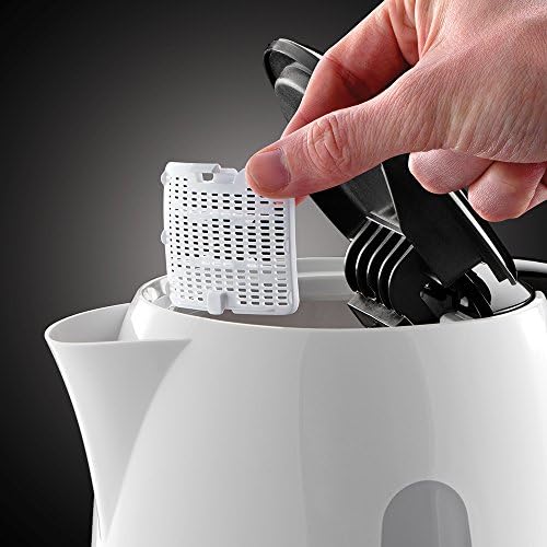 Russell Hobbs czajnik elektryczny, wymienny filtr antywapienny, kontroler strix, pojemność 1,7l, moc 2200W, biały, My Breakfast 25070-70