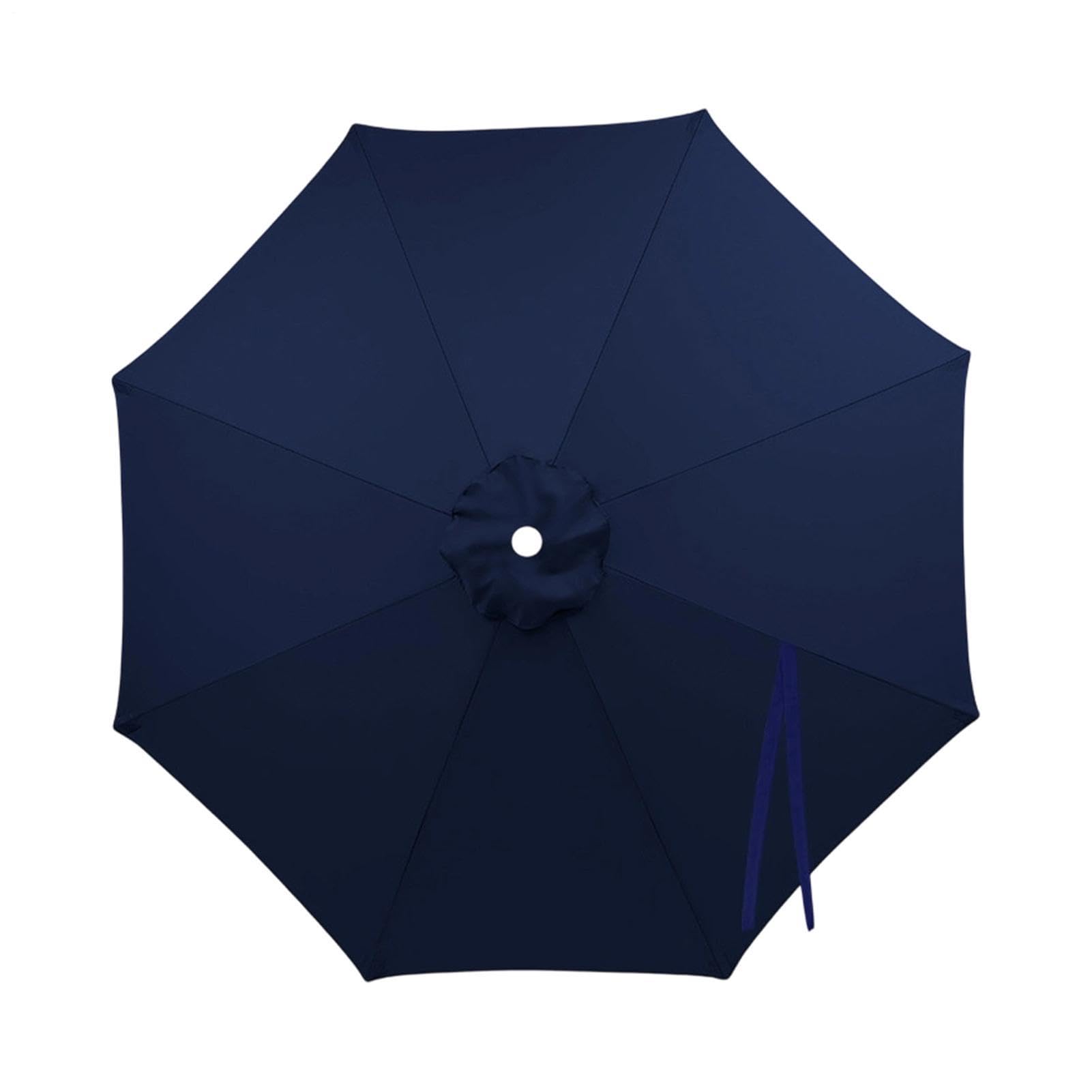 Toile de rechange pour parasol d'extérieur Toile Imperméable 8 Baleines