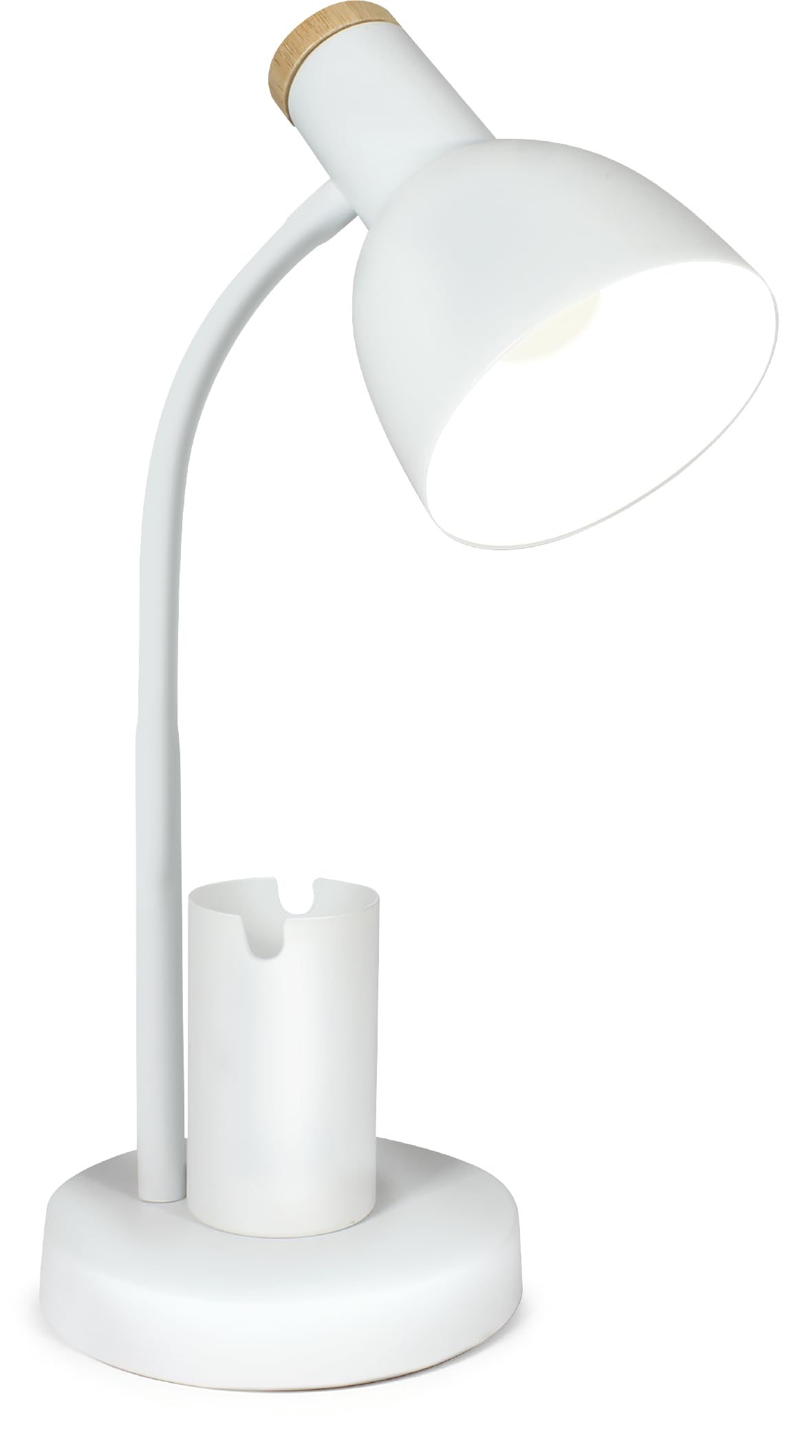 Lampara de mesa con cubilete Blanco UMAY