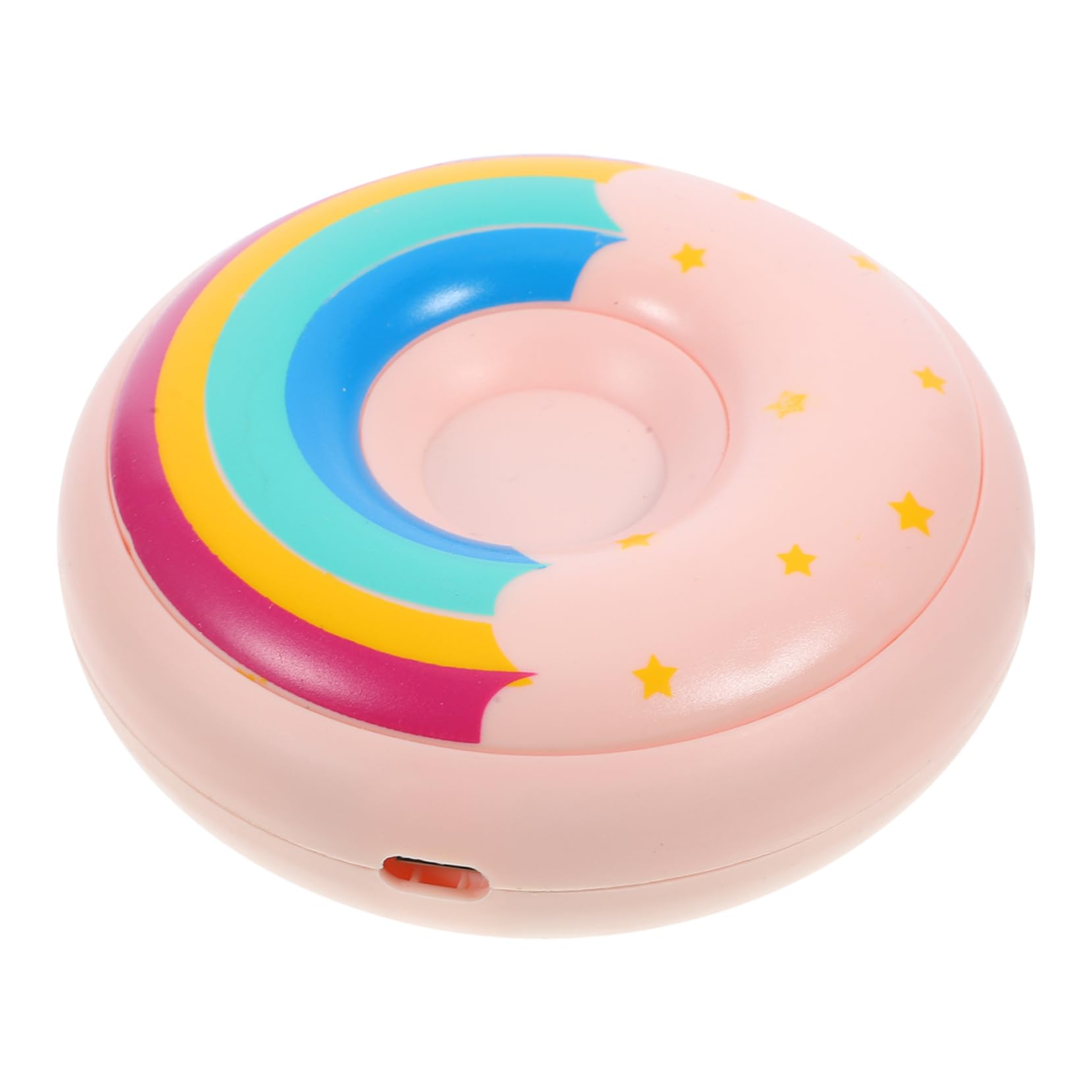 BCOATH Rechargeable Hand Warmer Mini Donut Shape Heat Pack 3-Level Temperature Control Battery Operated for School Office Outdoor Random Style