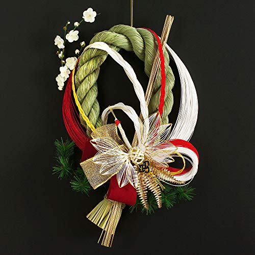  A |Y ጎ V싛̐ 25000TCY a_Ȍ֏ GgXɂ {̂Ȃ[X Japanese New Year decoration made of straw (`i܂