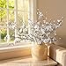 florisso 6 PCS Artificial Cherry Blossom Branches Spring Indoor Decoration, Faux Flowers 34.45