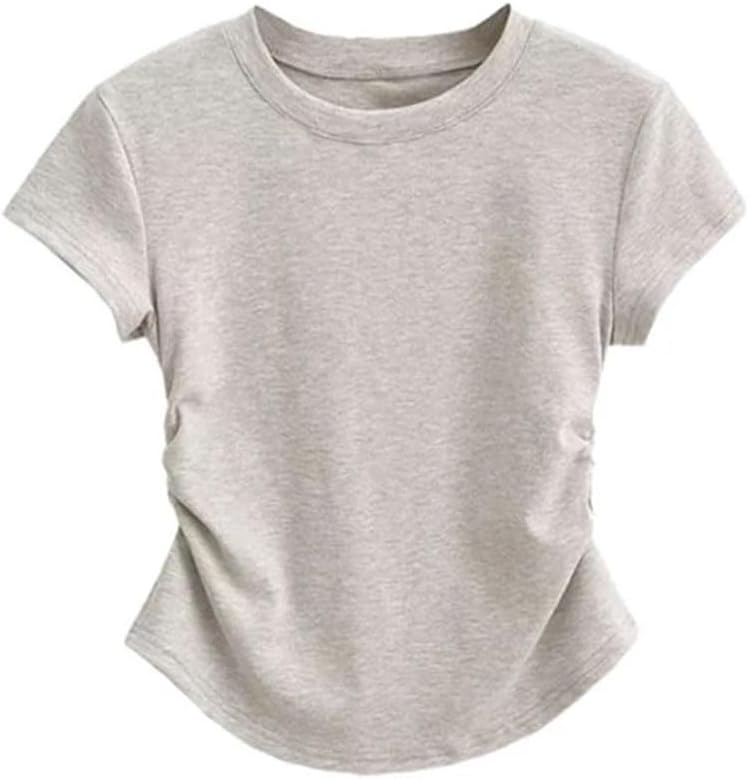 Women's Cotton Solid Color Slim Fit Pullover
