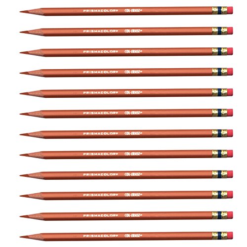 Prismacolor Col-Erase Erasable Colored Pencil Terra Cotta Set/12