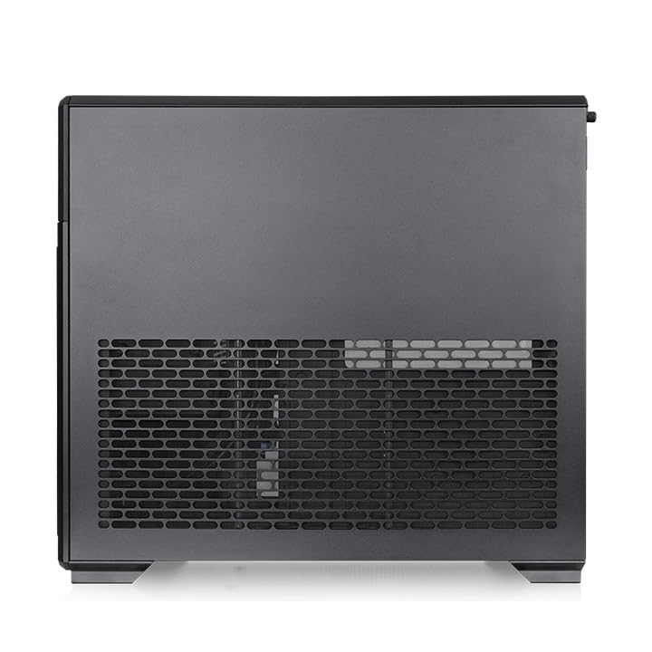 Image of Thermaltake TR300 WS; Wood Trim; Mid Tower; 1x120mm PWM Fan Included; ATX /mATX /mITX Support; 360mm Radiator Support; 410mm GPU Clearance; 165mm Air Cooler Clearance; Black; CA-11M-00M1WN-WS