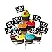 100 Pieces Pirate Cocktail Toothpicks Flags Cake Toppers for Food, Appetizer, Cocktail, Cupcake Decoration for Kids Halloween Birthday Party Decorations (100)