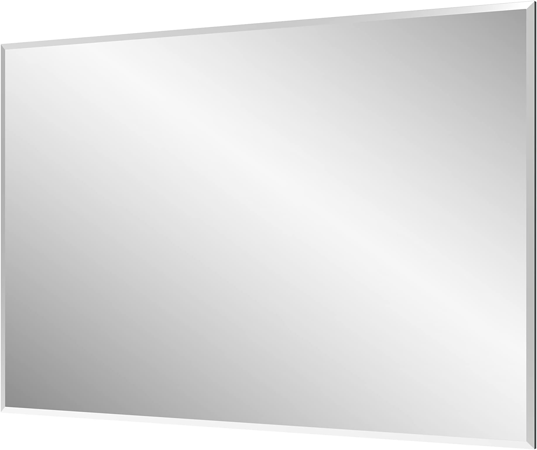 CrestGlass 4mm Glass Mirror 6ft x 4ft 1828 x 1220 Large Gym Dance