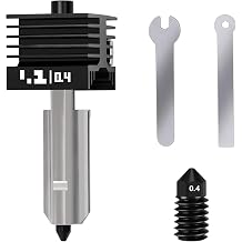 0.4mm Hotend for Bambu Lab X2D/P2S Upgraded Hardened Steel Printhead Hotend Kit for H2D/H2C/H2S/A1/A1 Mini/P2S/X2D 3D Printer