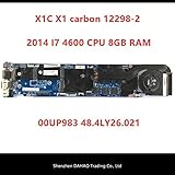 Lysee Laptop Motherboard - X1 00UP983 00HN769 mainboard I7-4600U 8G for lenovo ThinkPad X1C X1 carbon Laptop motherboard LMQ-1 MB 12298-2 48.4LY06.021