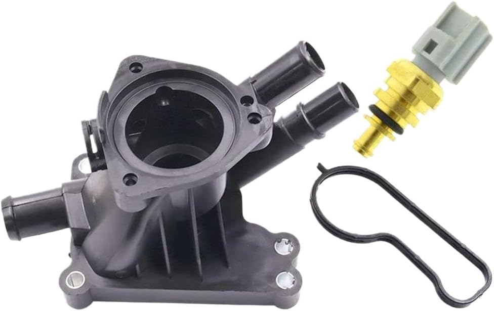 Thermostat Housing Compatible with 2018-2019 Fiesta, 2015-2018 Focus, and 2015-2018 B-Max - Replaces CM5G9K478GA, CM5G9K478FA, CM5Z8592A(1 SET)