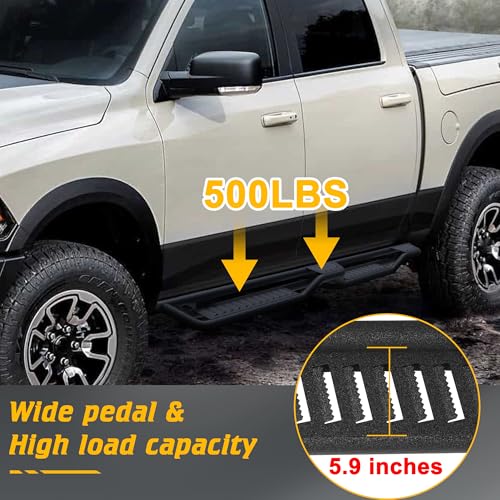 Estribos para Ram 1500 09-18 y Ram 2500 3500 Crew Cab miniatura 4