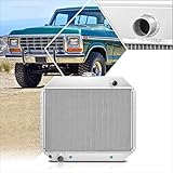 2-Row Aluminum Core Racing Radiator Compatible with 68-79 Ford F-100/F-150/F-250 Pickup/Bronco