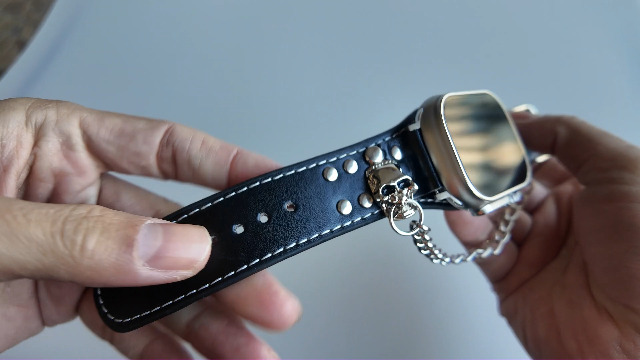 時計 Apple Watch ban Black Leather Link S/M Apple Watch ban Black Leather Link S/M