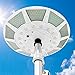 Flag Pole Light Solar Powered 266 LED Light, 100% Flag Coverage, 4200lm Brightest Solar Powered Flagpole Lights Last Up to 12 Hrs, for Most 15 to 25 Ft Flag Poles, 0.55
