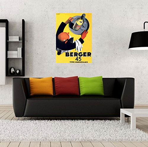 Affiche poster Berger 45 edition retro grand format decor de caractere - 2